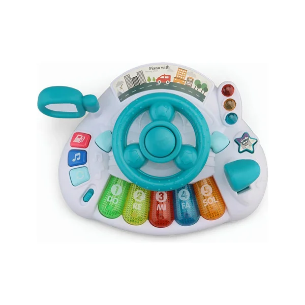 Volante Didactico Con Piano Luz Y Sonidos Para Bebe
