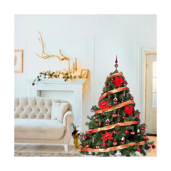 Arbol Navidad Extra Lujo Patagonia 1.50mts Con Adornos X60