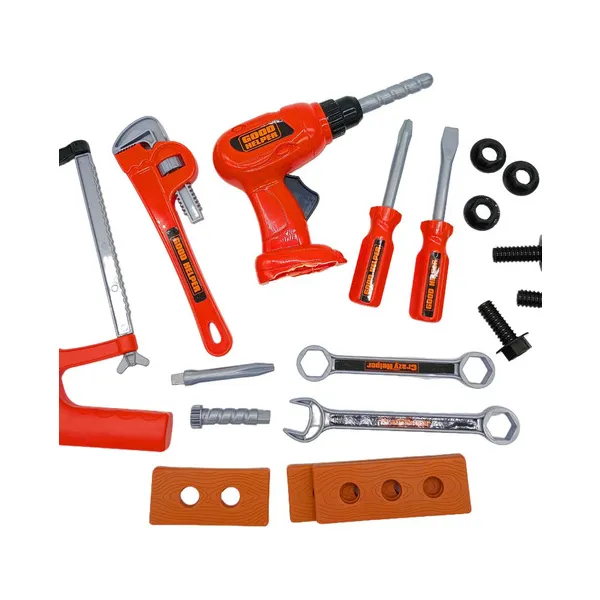 Kit Herramientas De Juguete 18 Piezas Con Caja Infantil