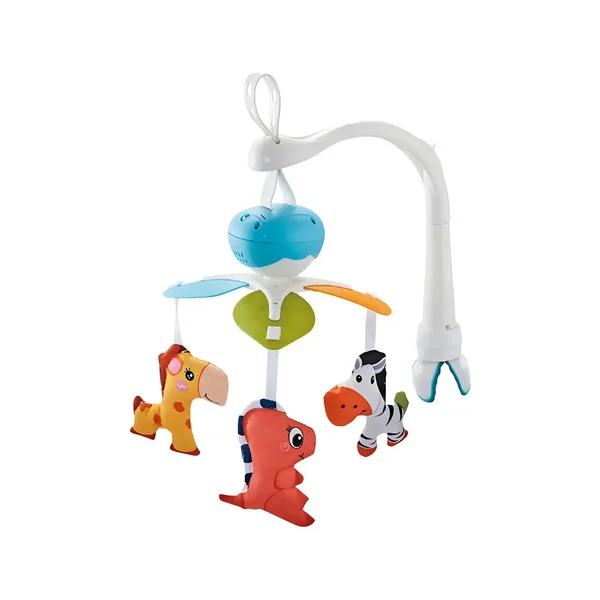 Movil Musical Cunero Animales Cuna Cochecito Bebe Multicolor