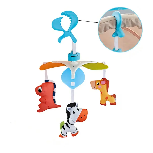 Movil Cunero Animales Cuna Cochecito Bebe Multicolor