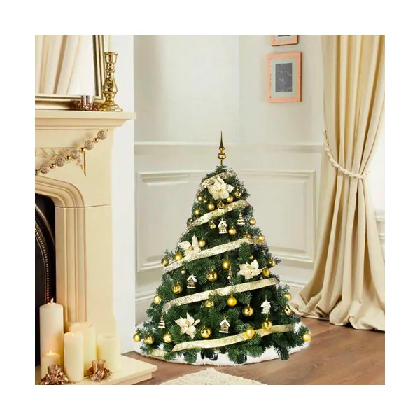 Arbol Navidad Patagonia Xl 1.30mt Deco Oro Cybermonday