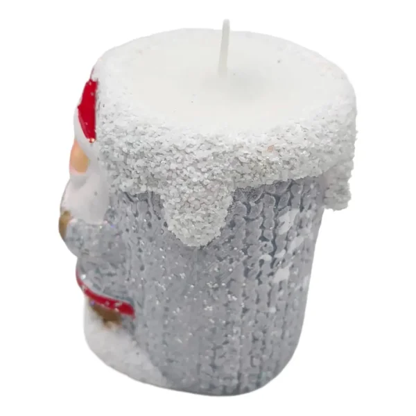 Vela Navideña Portavela Pesebre Deco Navidad Ceramica X1u.