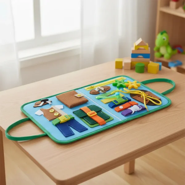 Valija Sensorial Actividades Montessori Dinosaurios Niños Multicolor