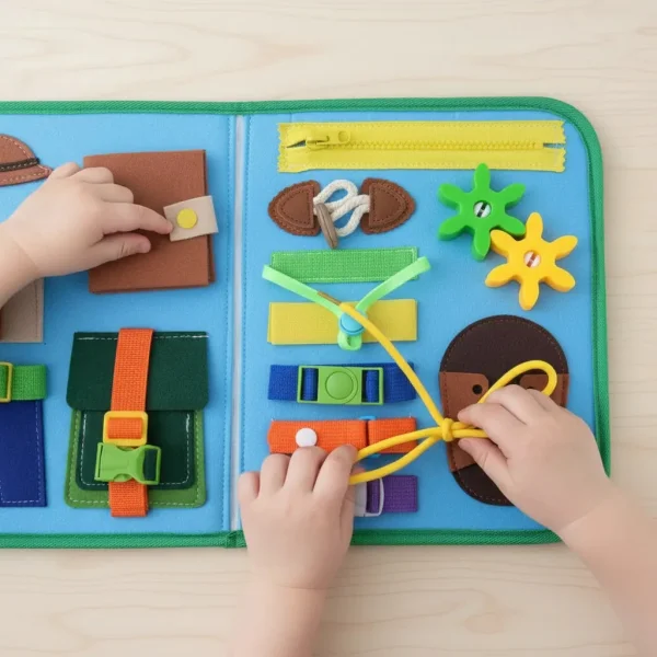 Valija Sensorial Actividades Montessori Dinosaurios Niños Multicolor