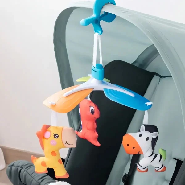 Movil Cunero Animales Cuna Cochecito Bebe Multicolor