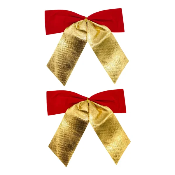Adorno Colgante Navidad Moño Para Decoración Navideño X2u