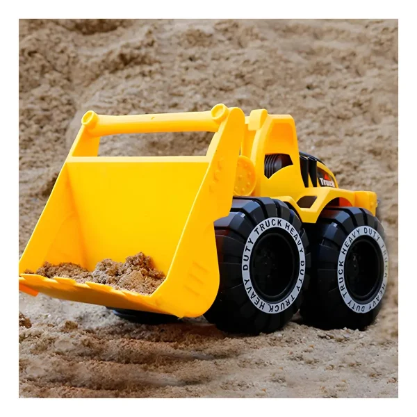 Excavadora Juguete Friccion Amarillo Truck 25cm