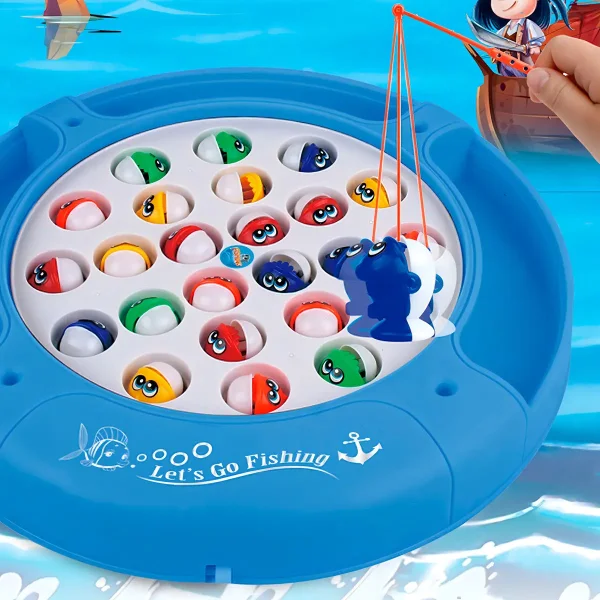 Juego De Mesa De Pesca Interactivo Con Cañas De Pescar