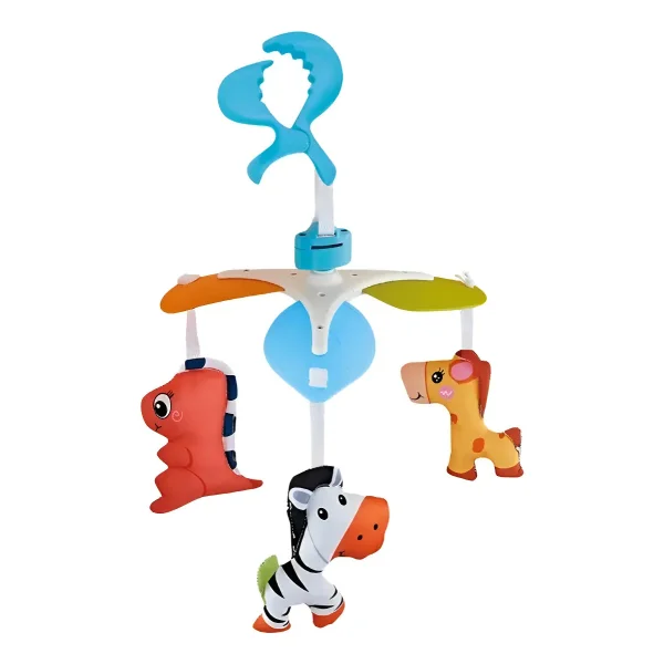 Movil Cunero Animales Cuna Cochecito Bebe Multicolor