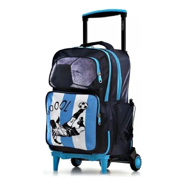 Mochila Escolar Carrito Reforzada Manija Telescopica Carro