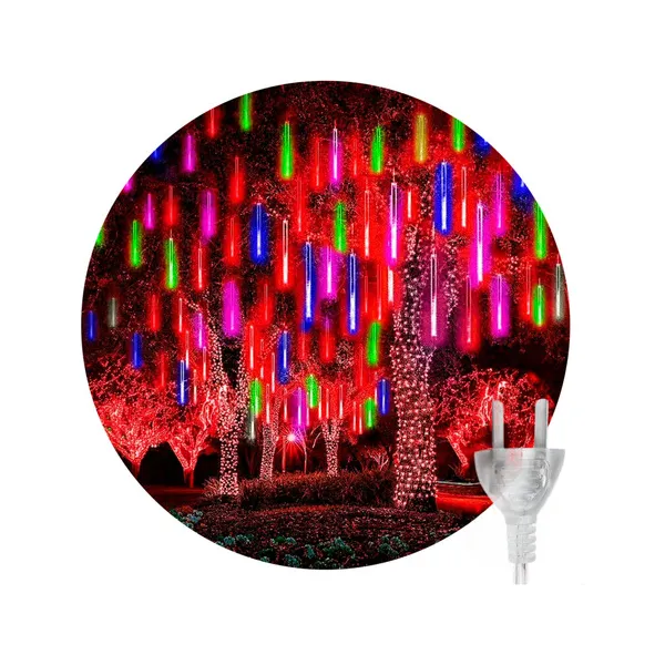 Luces Led Lluvia Meteoro 3mt X8 Tubos 220v Interconectable