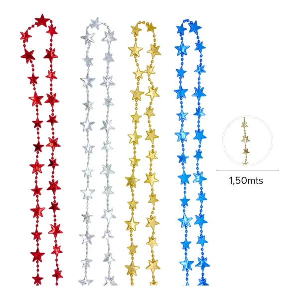 Collar Decoración Árbol De Navidad 1.5mts 