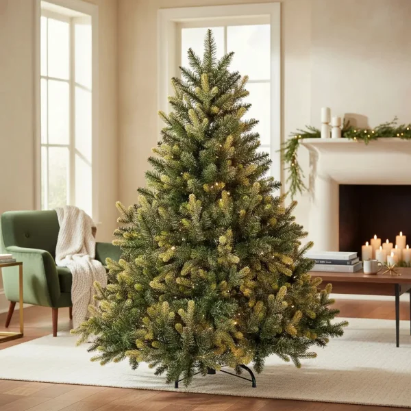Arbol De Navidad Pino Natural Amber 1.30mts Pino Frondoso Amber