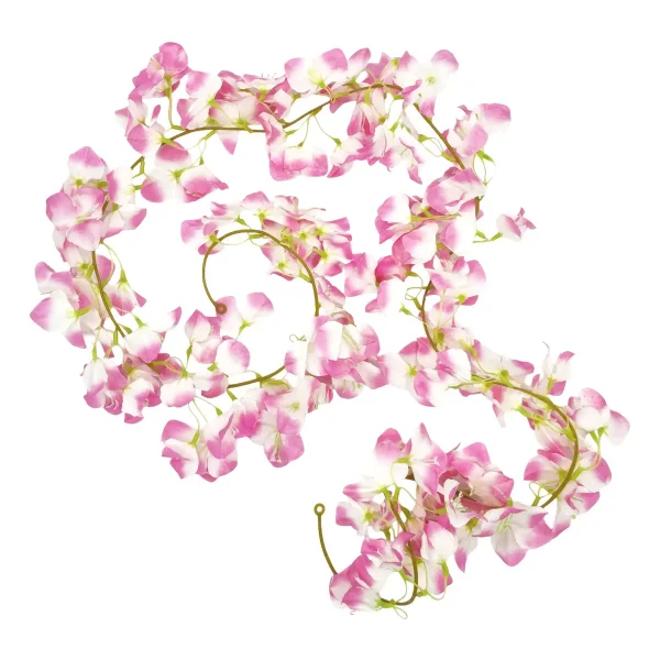 Guirnalda De Flores Artificiales Enredadera Decoracion 1.8m