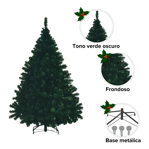 Arbol De Navidad Verde Montañes Deluxe 1,30mts