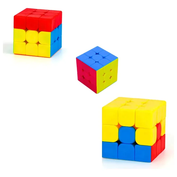 Cubo Magico Rompecabezas Profesional 3x3x3 Velocidad Rubik Estructura Amarillo