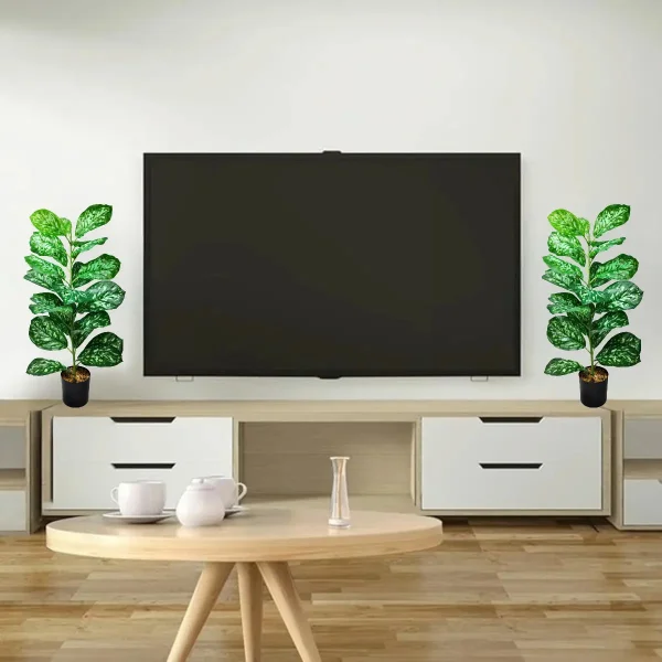 Planta Artificial Con Maceta 80cm