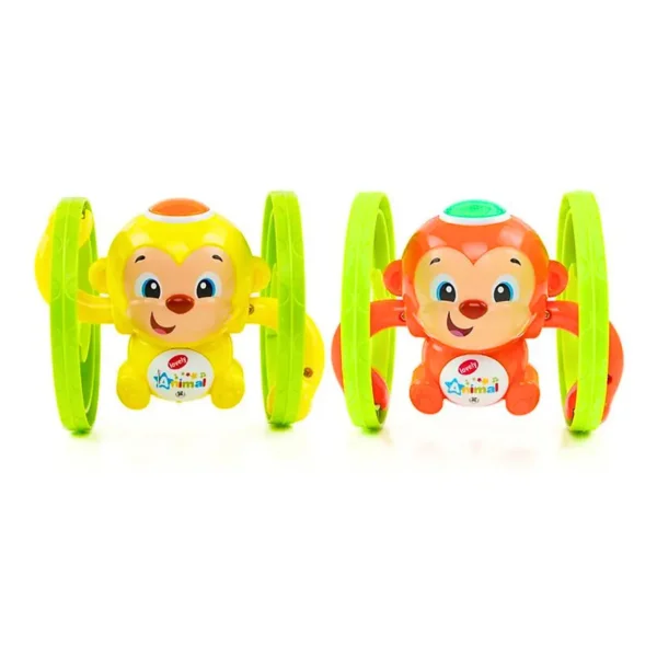 Monito Arrastre Musical Con Luz Movimiento Pilas Incluidas