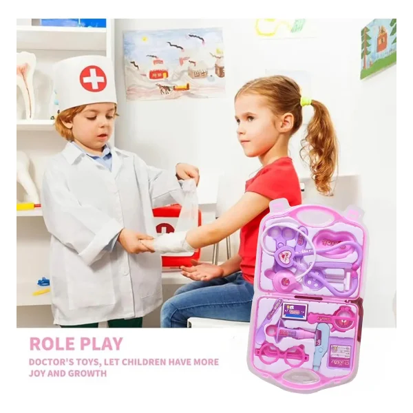 Valija Doctor Juguete Set Doctor Con 14 Accesorios