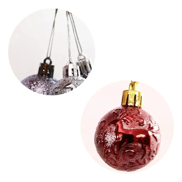 Adornos Navideños Set Decoracion 33u Surtido Navidad Bolas