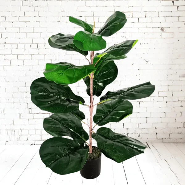 Planta Artificial Ficus 60cm Verde Oscuro