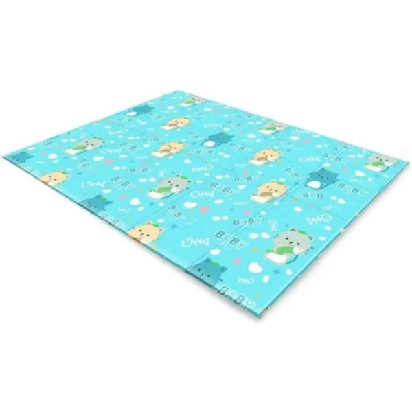 Alfombra Antigolpes Plegable Bebes Reversible 120x180cm