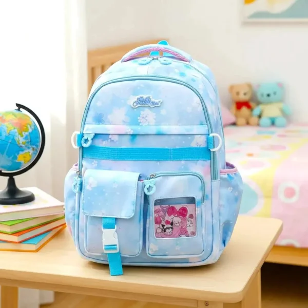 Mochila Escolar Colegio Infantil Nena Kawaii Reforzada