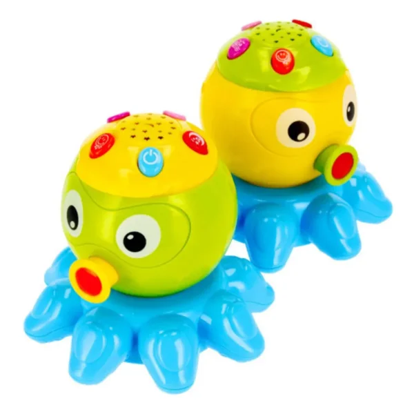 Proyector Pulpo Musical Luz Y Sonido Para Bebe