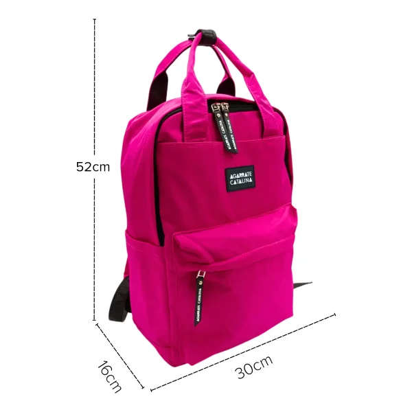 Cartera Mochila Urbana Bolso Reforzada Agarrate Catalina