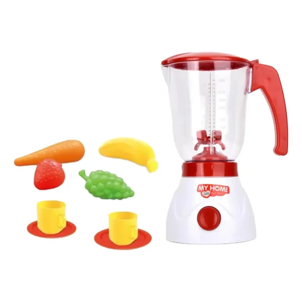 Licuadora Juguete Cocina Con Sonido Color Rojo 3 Años
