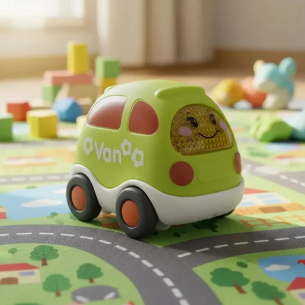 Camioncito De Juguete Bioplastico Amarillo Ecologico Para Niños