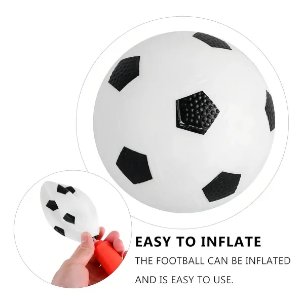 Arco De Futbol Desarmable Infantil Con Pelota E Inflador Color Amarillo