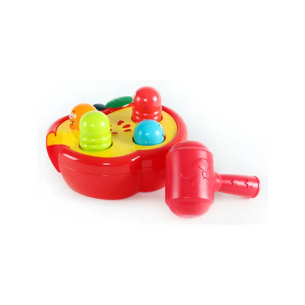 Juego Encastre Didáctico Bebe Expreso Polar Rojo 6-12 Meses