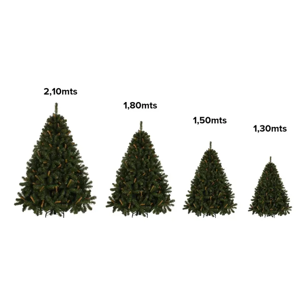 Arbol De Navidad Verde  Alpino 1,3mts