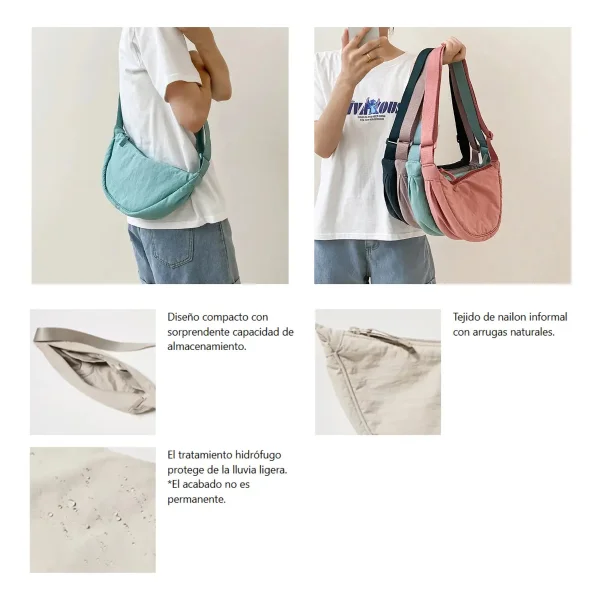 Riñonera Bandolera Banana Mujer Impermeable Viral Bolso Xl