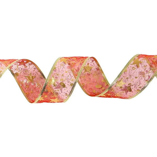Cintas Navideñas Adornos Decoración Navidad 4cm 2,7mts X6u.
