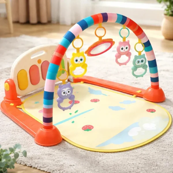Gimnasio Piano Musical Bebe 0-1 Años Luces Sonidos Sonajeros
