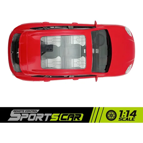 Auto A Radio Control Remoto Deportivo Escala 1:14 Rojo Porsche