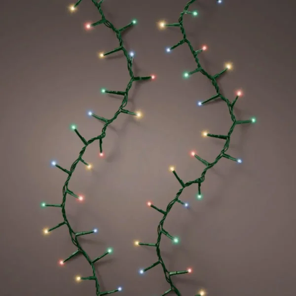Luces De Navidad X100 A Pilas Luces Led Multicolor 10mts