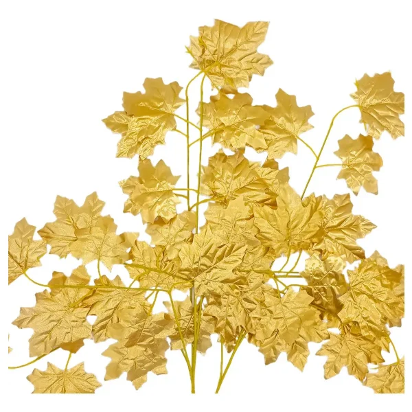Jardín Vertical Artificial Ramo Sin Maceta 60cm Expreso Polar Plástico Dorado