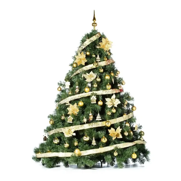 Arbol de Navidad Extra Lujo Patagonia 1.80mts Con Adornos X72