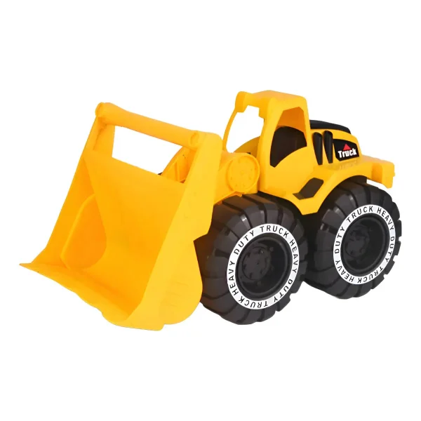 Excavadora Juguete Friccion Amarillo Truck 25cm