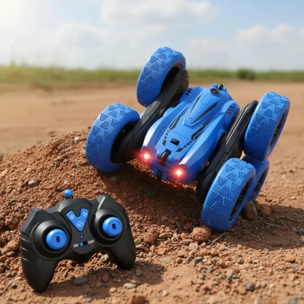 Auto A Radio Control Remoto 4x4 Todo Terreno Acrobatico Luz