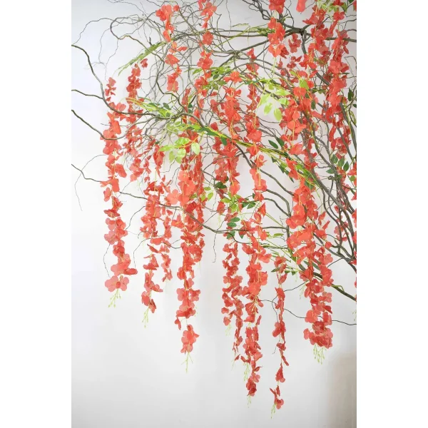 Flores Artificiales Vara Pack X12 Enredadera Colgante Guia