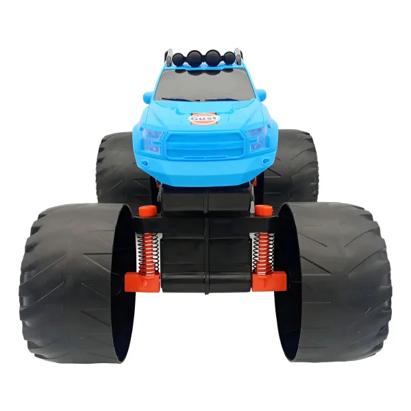 Camion Monstruo Juguete Depredador Off Road Celeste Luces
