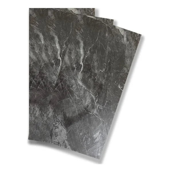 Revestimiento Pared Simil Mármol Pe Autoadhesivo Pack X20 Blanco Veteado