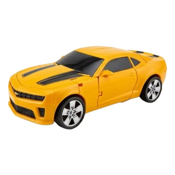 Juguete Robot Transformable Auto Camion Con Accesorios 20cm Auto Amarillo