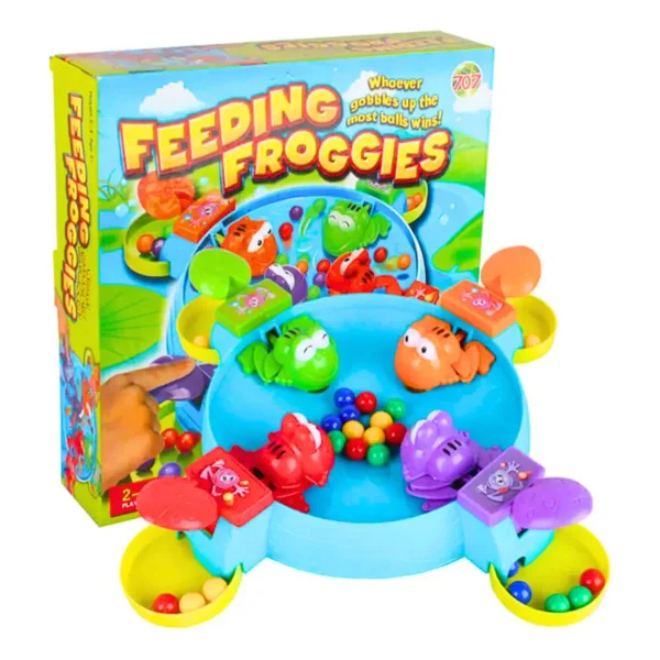Juego De Mesa Ranitas Glotonas Atrapa Pelotas