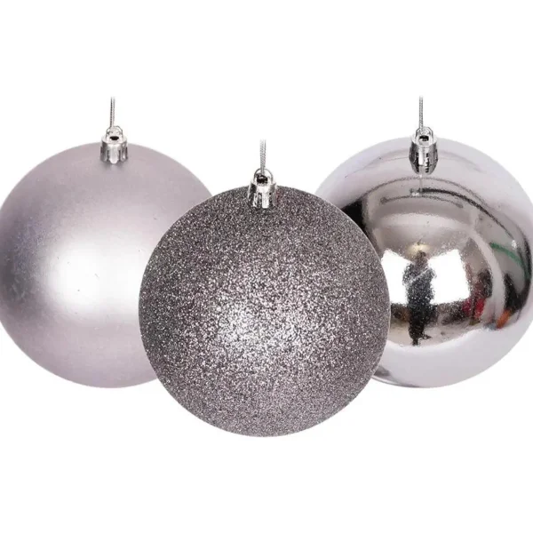 Bolas De Navidad 6cm Valija Adornos Navideños X24 Piezas